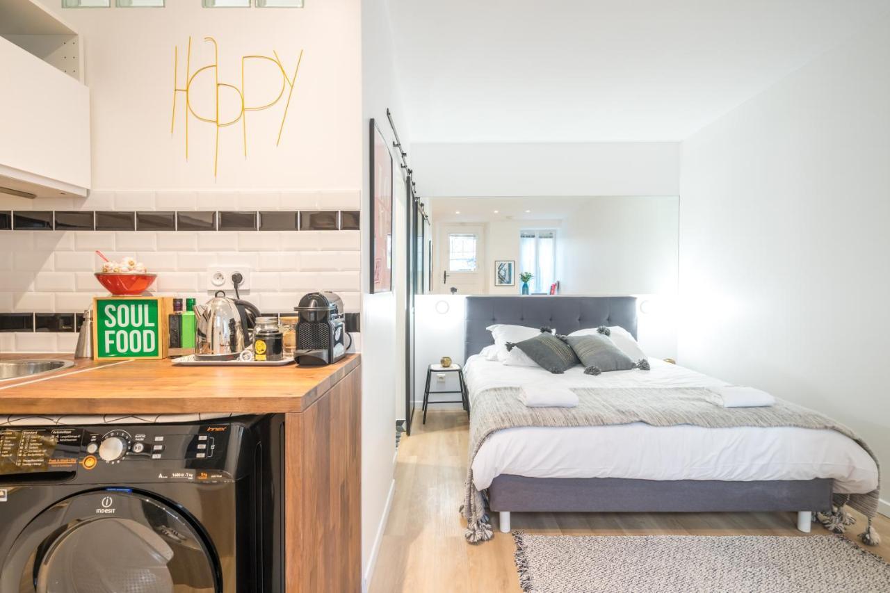 Happy Days - Eiffel Studio & Terrasse Apartamento Paris Exterior foto